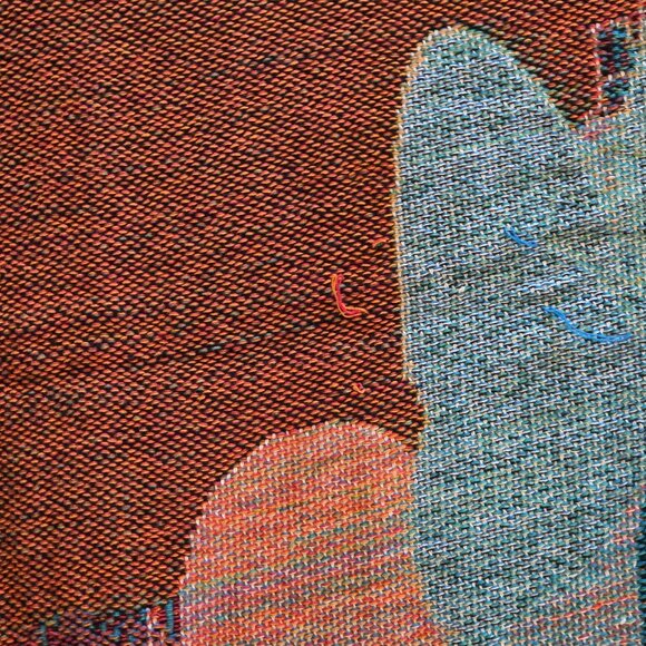 Walt Disney World 50"x60" Mickey & Minnie 100% Cotton Woven Throw Blanket - Picture 5 of 6